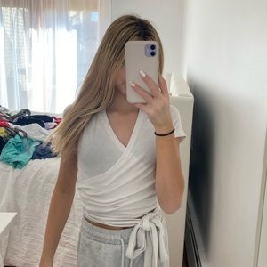 wrap around t-shirt